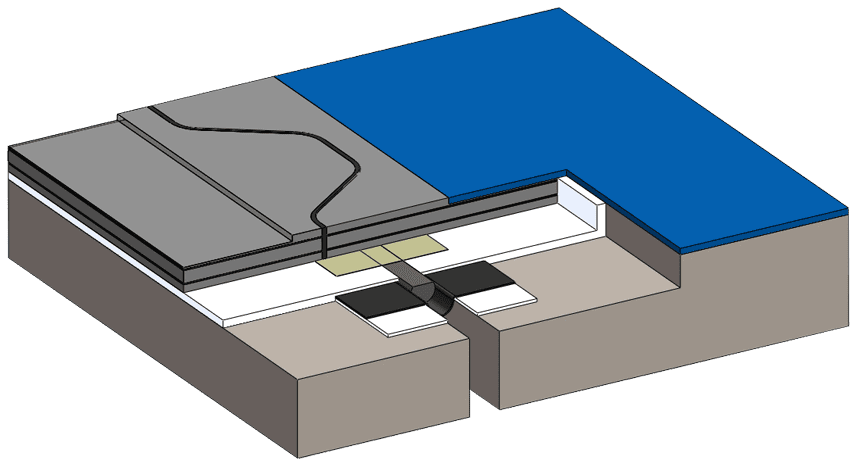 Een schematische tekening van het Floorbridge CP 20/60 profiel
